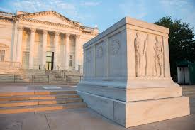 The Tomb of the Unknown Soldier is the most visited site at Arlington in America.