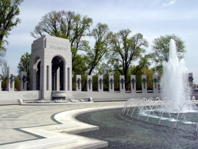 The World War II Memorial is the newest monument in Washington DC. It is a beautiful place to visit and commemorate World War II veterans. The memorial opened to the public on April 29, 2004.